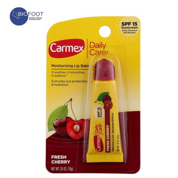Carmex Fresh Cherry Moisturizing Lip Balm SPF15 10g