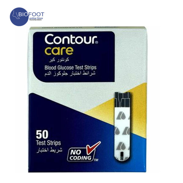 Contour Care Blood Glucose Test Strips 50pcs