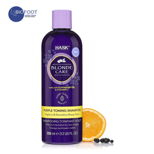 Hask Blonde Care Purple Toning Shampoo 355ml