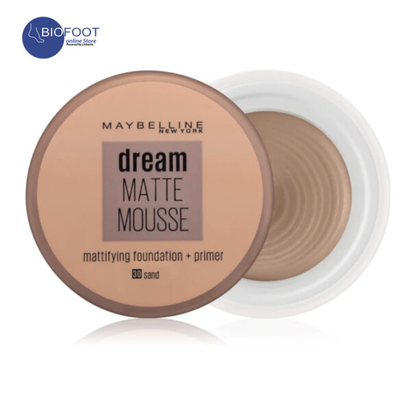 Maybelline Dream Matte Mousse Mattifying Foundation + Primer 30 Sand 18ml