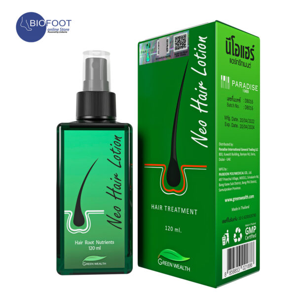 Neo Hair Lotion With Derma Roller 120ml by Green Wealth
