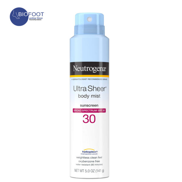 Neutrogena Ultra Sheer Body mist Sunscreen SPF30 141g