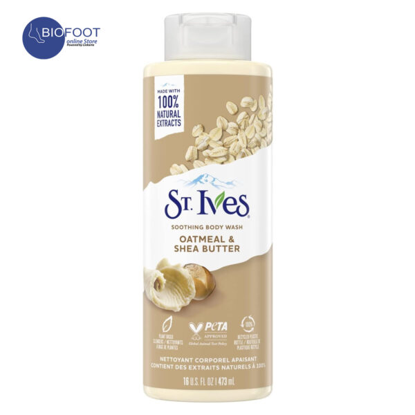St Ives Soothing Body Wash Oatmeal & Shea Butter 473ml