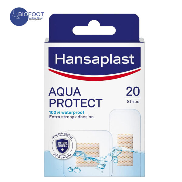 Hansaplast Aqua Protect Waterproof Extra Strong Adhesion 20 Strips