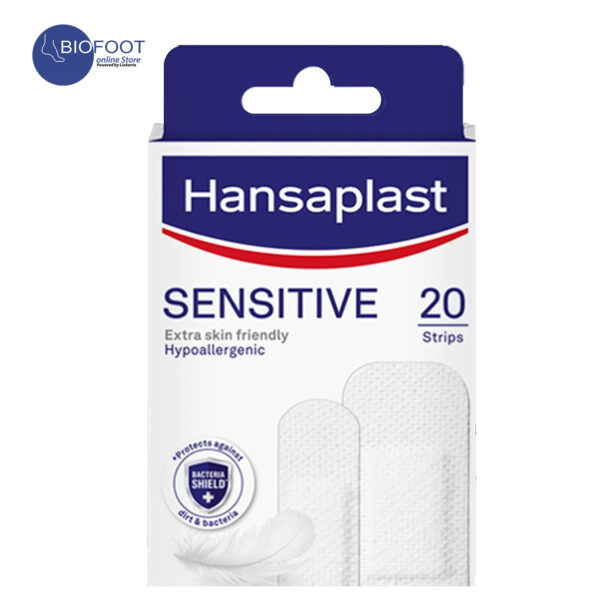 Hansaplast Sensitive Extra Skin Friendly Adhesion 24H 20strips