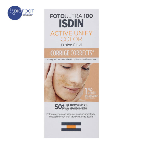 Isdin Fotoultra 100 Active Unify Fusion Fluid No Color Spf50+ 50ml