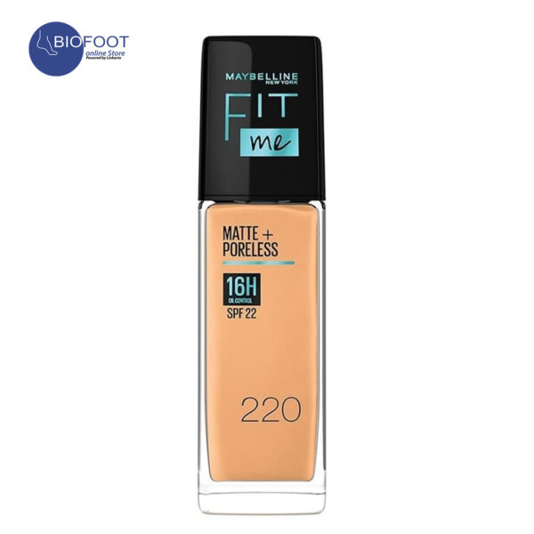 Maybelline Fit Me Matte + Poreless 16H SPF22 220 30ml