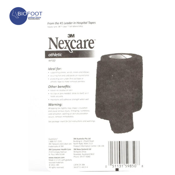 Nexcare CR3BLK Athletic Wrap Black - Image 2