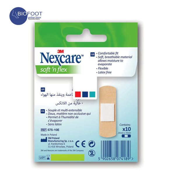 Nexcare Soft'n Flex Stretchy 10pcs One Size - Image 2