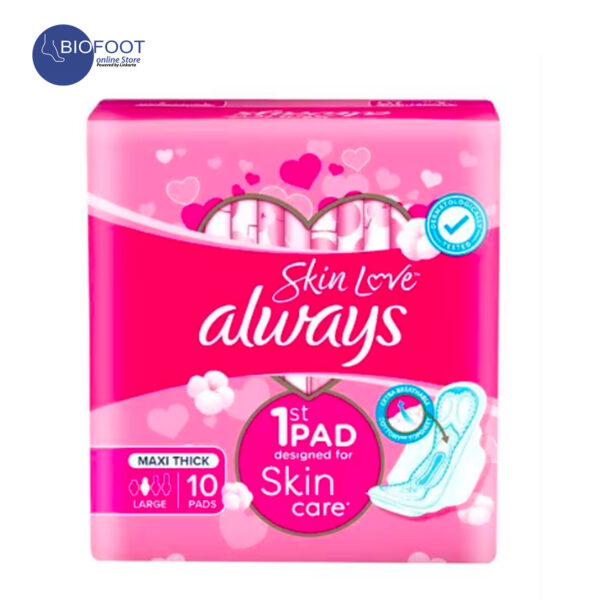 Always Cotton Skinlove Maxi Thick Large 10pads