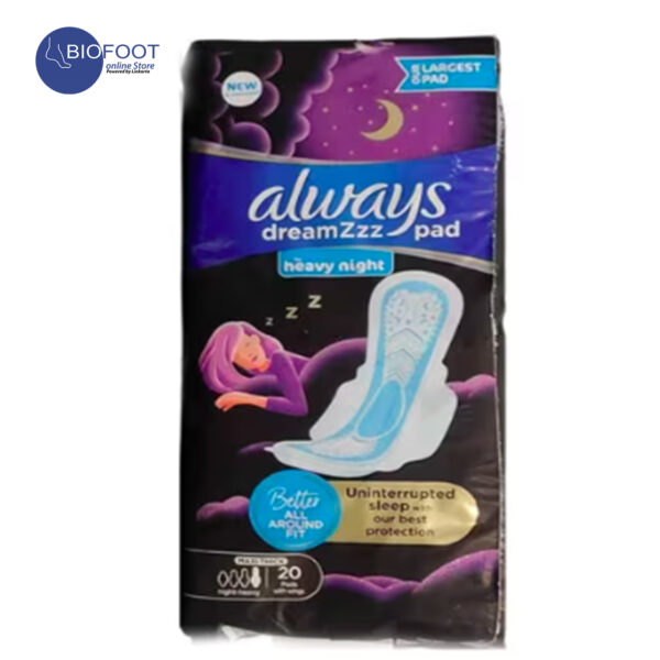 Always DreamZzz Pad Maxi Thick Heavy Night 20pads with Wings