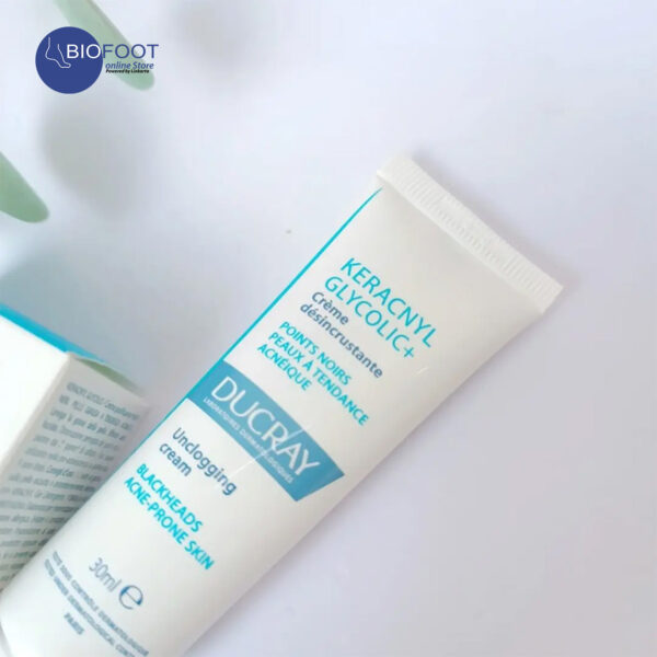 Ducray Keracnyl Glycolic+ Unclogging Cream 30ml - Image 4