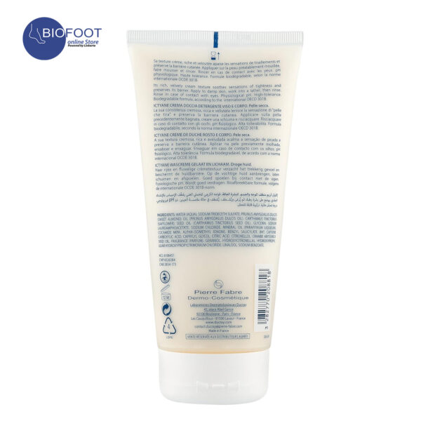 Ducray Ictyane Cleansing Shower Cream 200ml - Image 3