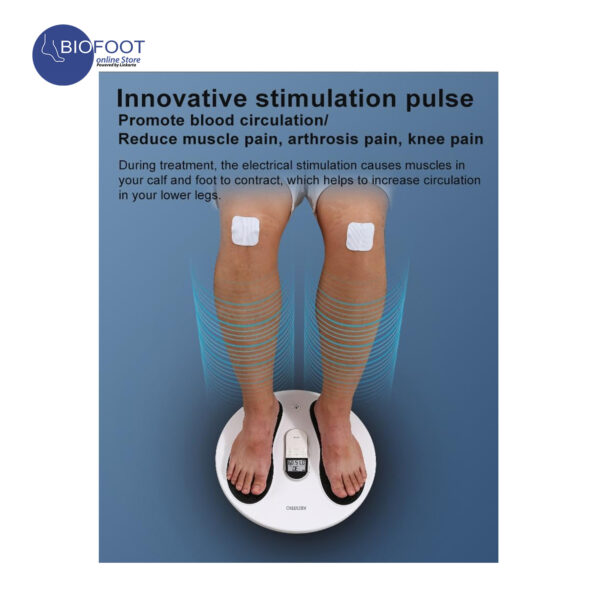 Kentro TENS & EMS Foot and Legs Neuropathy Physiotherapy Massager, Smart Pulse Portable for Blood Circulation, Relieve Fatigue & Body Relax, Rechargeable - KTR-402 - Image 4