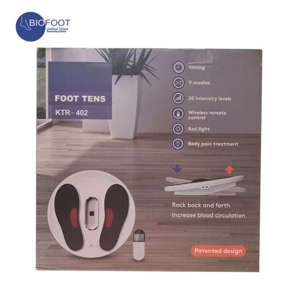 Kentro TENS & EMS Foot and Legs Neuropathy Physiotherapy Massager, Smart Pulse Portable for Blood Circulation, Relieve Fatigue & Body Relax, Rechargeable - KTR-402 - Image 9