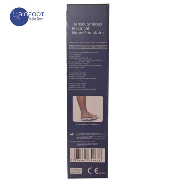 Kentro TENS & EMS Foot and Legs Neuropathy Physiotherapy Massager, Smart Pulse Portable for Blood Circulation, Relieve Fatigue & Body Relax, Rechargeable - KTR-402 - Image 11