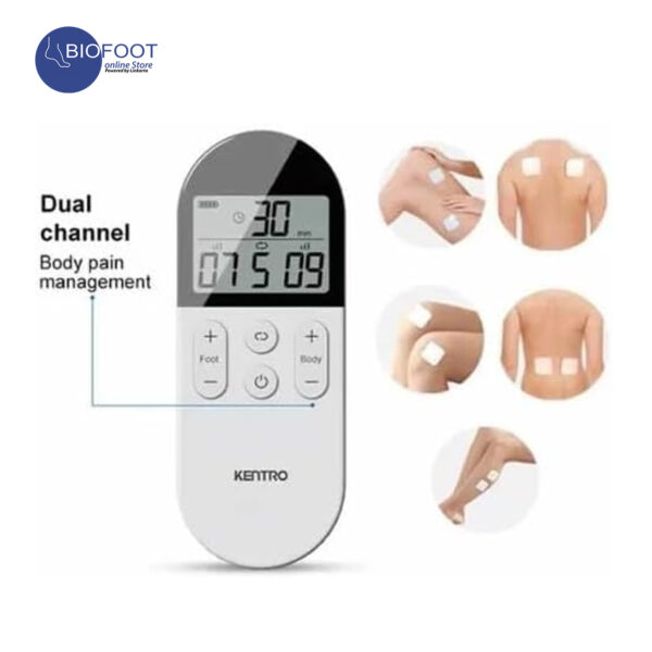 Kentro TENS & EMS Foot and Legs Neuropathy Physiotherapy Massager, Smart Pulse Portable for Blood Circulation, Relieve Fatigue & Body Relax, Rechargeable - KTR-402 - Image 7