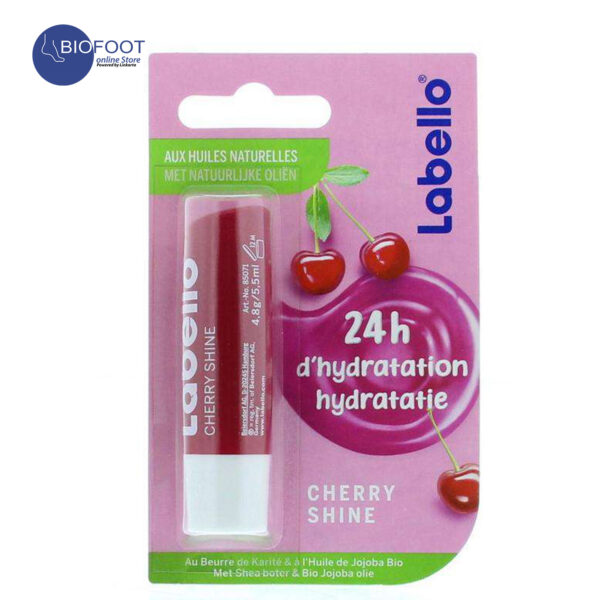 Labello Cherry Shine Lip Balm 24h 4.8g