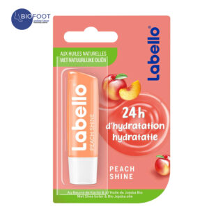 Labello Peach Shine Lip Balm 24h 4.8g