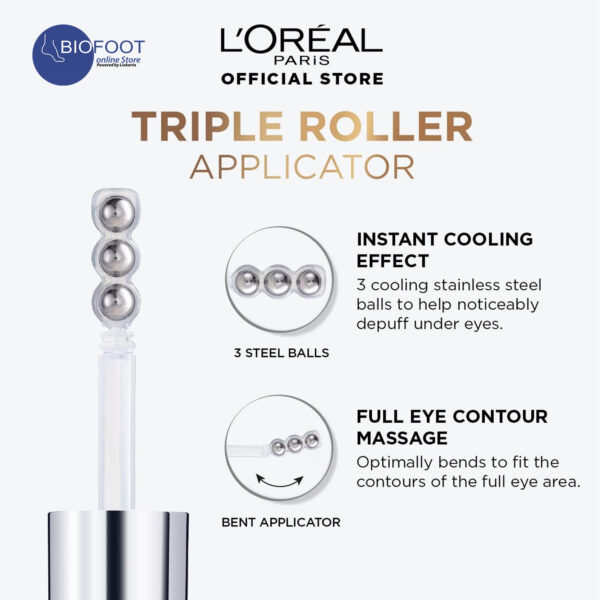 Loreal Hyaluron Expert Eye Serum Hyaluronic Acid 20ml - Image 4