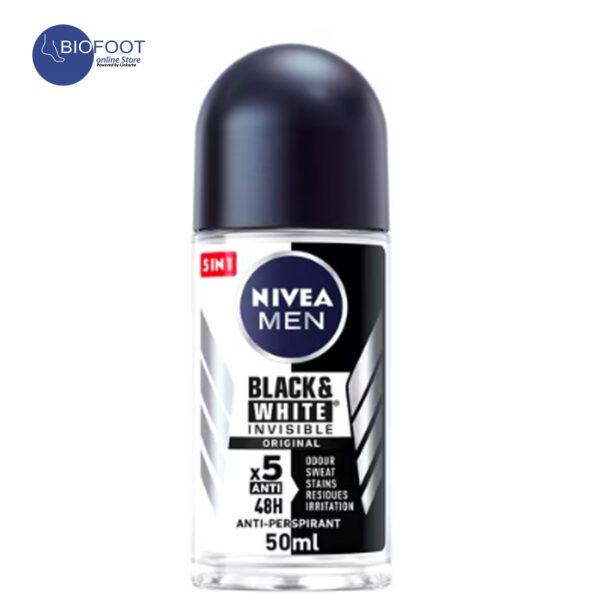 Nivea Men Black White Invisible original 48JAM Roll On 50ml