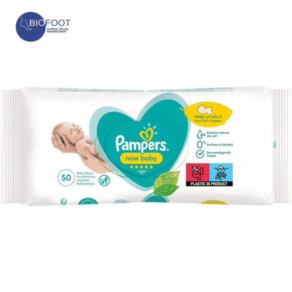 Pamper New Baby Wipes 50pcs