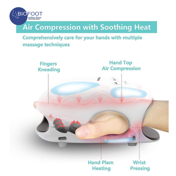 Techlove Electronic Multi Functional Hand Massager VM115A
<br>
جهاز تدليك اليد الإلكتروني متعدد الوظائف - Image 3