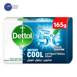 Dettol Instant Cool Antibacterial Bar Soap 165g