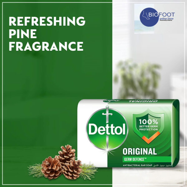 Dettol Original Germ Defence Antibacterial Bar Soap 120g - Image 5