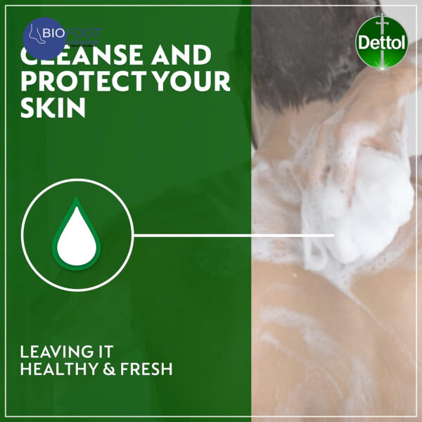 Dettol Sensitive Antibacterial Bar Soap 165g - Image 4
