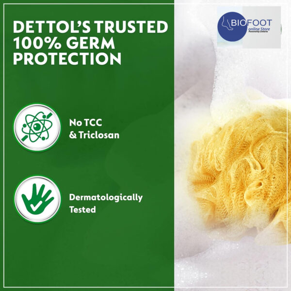 Dettol Sensitive Antibacterial Bar Soap 165g - Image 5