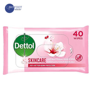 Dettol Skin Care Antibacterial Skin Wipes 40pcs