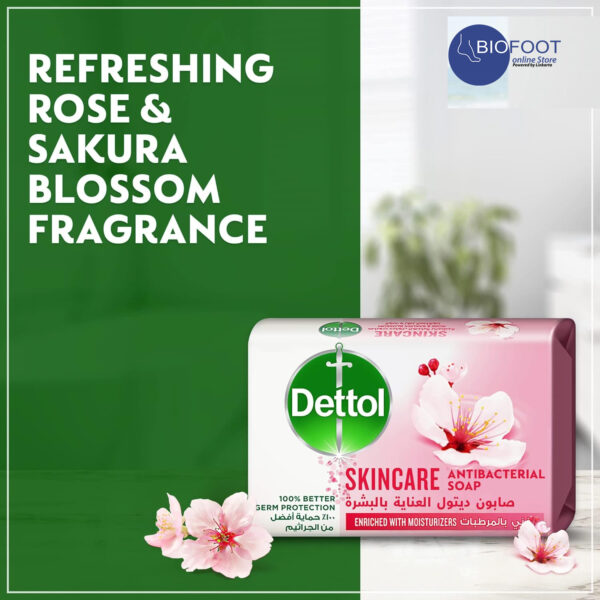 Dettol Skincare Anti Bacteria Bar Soap 165g - Image 4