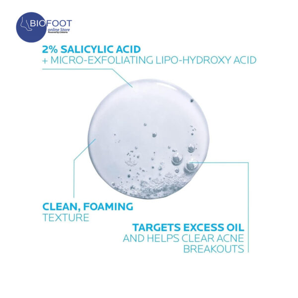 La Roche Posay Effaclar Medicated Cleanser 200ml - Image 3
