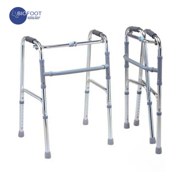 AME Foldable Walker With Out Wheel - Image 2
