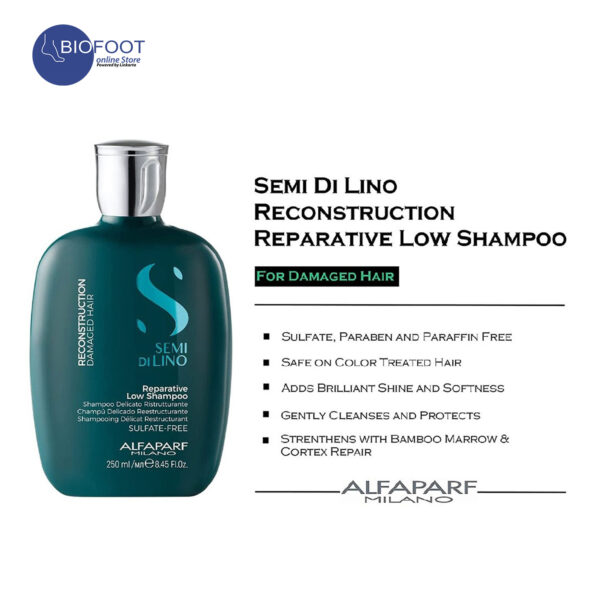 Alfaparf Milano Semi Dilino Reparative Low Shampoo Damage Hair 250ml - Image 5