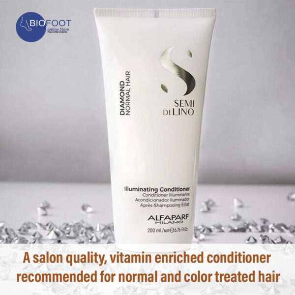 Alfaparf Milano Semi Dilino Illuminating Diamond Normal Hair Conditioner 200ml - Image 5
