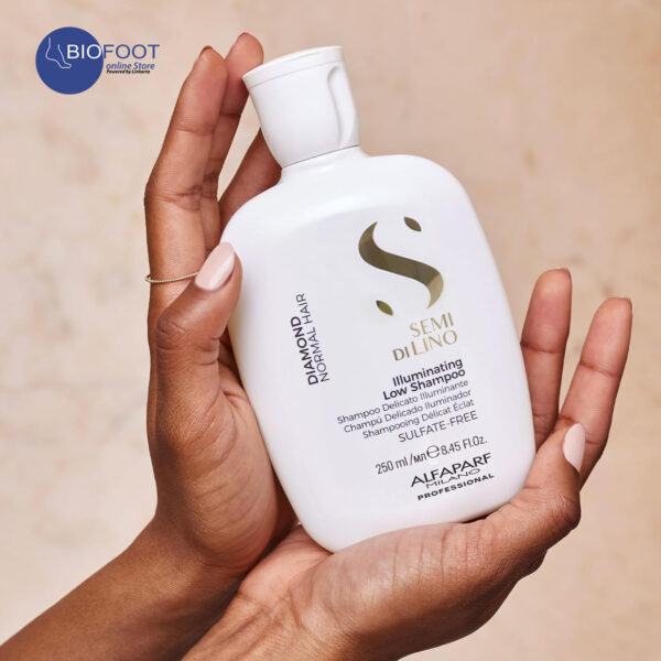 Alfaparf Milano Semi Dilino Illuminating Diamond Normal Hair Low Shampoo 250ml - Image 5
