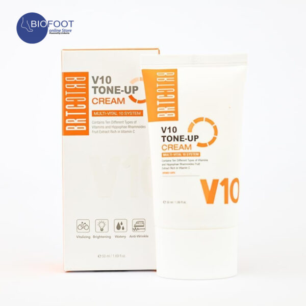 BRTC V10 Tone-Up Cream Sleeping Pack Multi-Vital 10System 50ml - Image 2