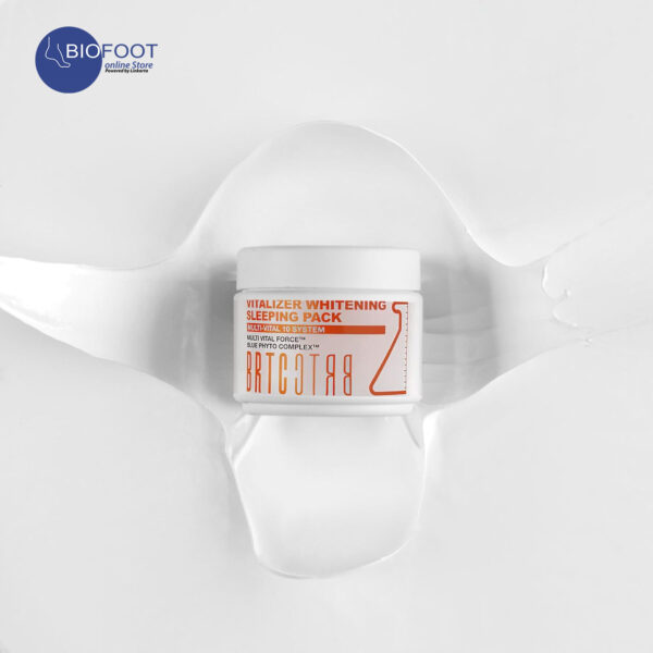 BRTC Korea Cosmetic Vitalizer, Whitening Sleeping Pack, Wrinkle Treatment, Soothing, Moisturizing, Nourishing, Brightening 50ml - Image 3