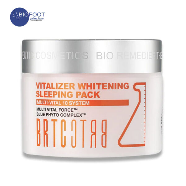 BRTC Korea Cosmetic Vitalizer, Whitening Sleeping Pack, Wrinkle Treatment, Soothing, Moisturizing, Nourishing, Brightening 50ml