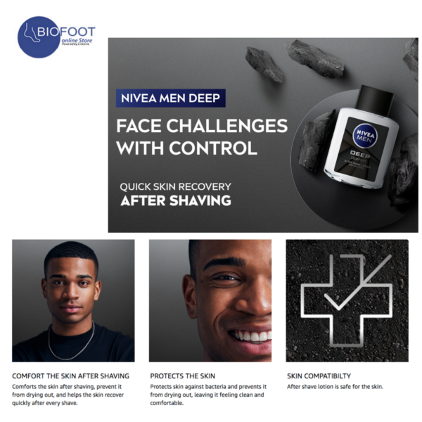 Nivea Men Deep Comfort After shave 100ml - Image 4