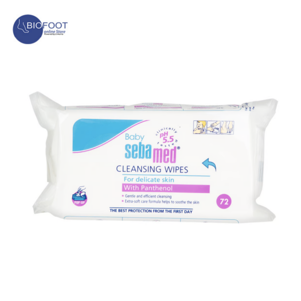 Sebamed Baby Cleansing Wipes for Delicate Skin 72pcs