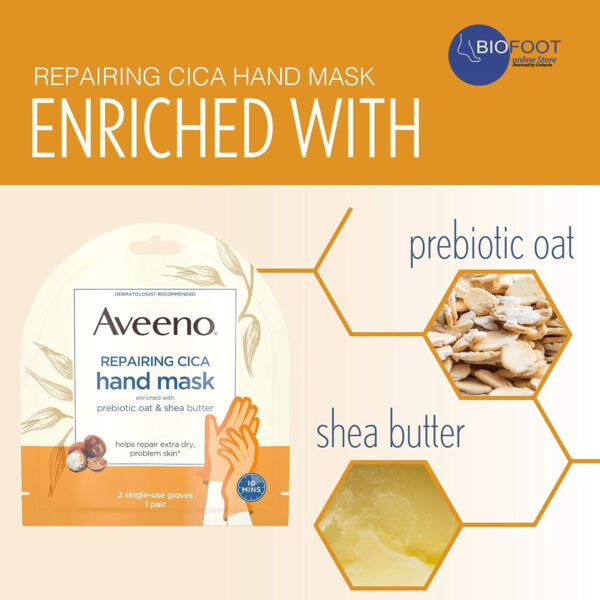 Aveeno Repairing Cica Hand Mask 1pair - Image 2