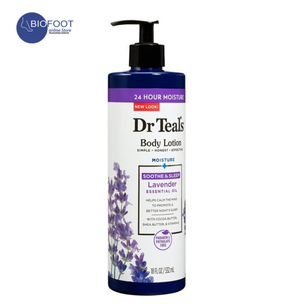 Dr Teal's Soothe & Sleep Lavender Essential Oil Body Lotion 532ml - Image 2