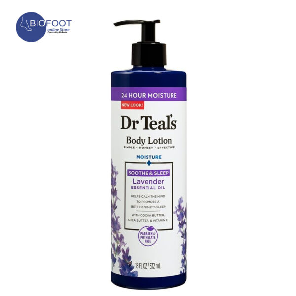 Dr Teal's Soothe & Sleep Lavender Essential Oil Body Lotion 532ml