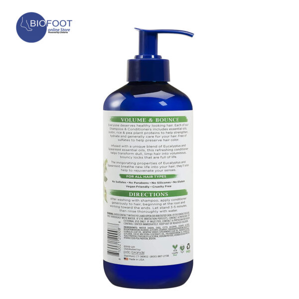 Dr Teal's Eucalyptus & Spearmint Essential Oil Conditioner 473ml - Image 3