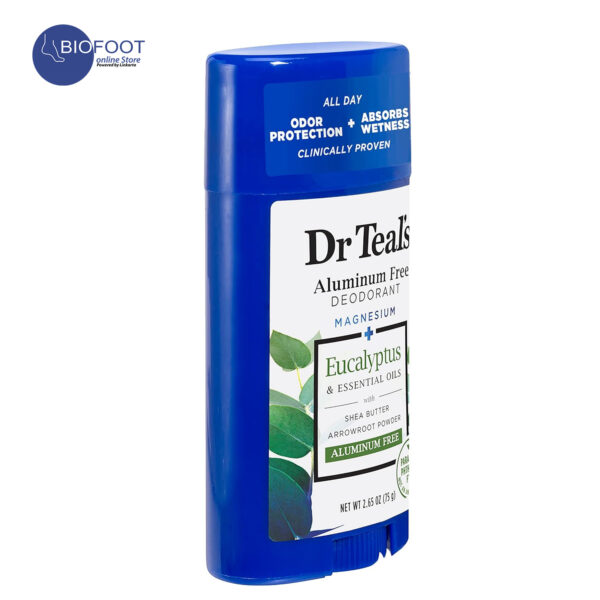 Dr Teal's Aluminum Free Deodorant Magnesium Eucalyptus 75g - Image 3
