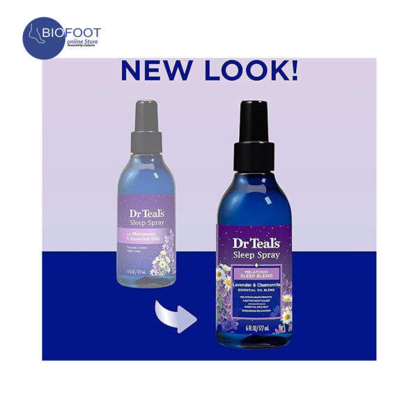 Dr Teal's Sleep Spray Lavender & Chamomile Essential Oil Blend 177ml - Image 3