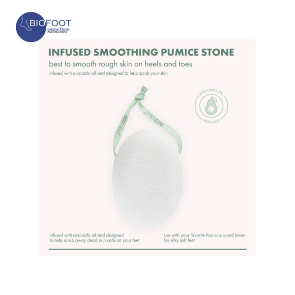 EcoTools Smoothing Pumice Stone, Avocado Oil Infused Foot Scrub - Image 4
